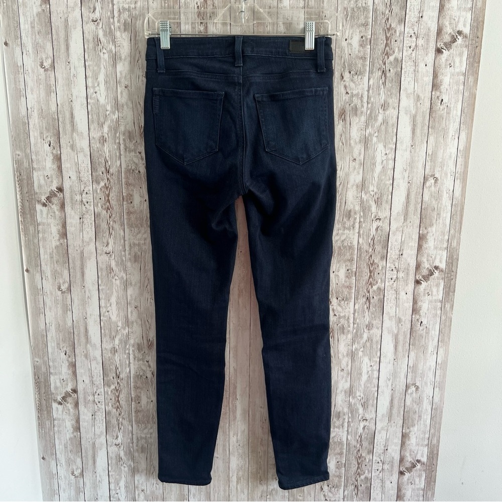 PAIGE Women's Dark Blue Verdugo Ankle Skinny Jeans Preppy Classic Mom 26 - Picture 2 of 4